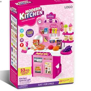 Jouets d'équipement de <span class=keywords><strong>cuisine</strong></span> de <span class=keywords><strong>simulation</strong></span>, jeu de <span class=keywords><strong>cuisine</strong></span> avec nourriture factice, jeu de <span class=keywords><strong>cuisine</strong></span> miniature pour enfants - Product Image 5