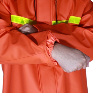 Dicke, verschleißfeste, wasserdichte, reflektierende Polyvinylchlorid-Jacke mit wasserdichten Hosen, Regenmantel für Radfahren, Wandern, Angeln. - Product Image 2