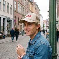 Casquette Trucker Unisexe Rayée Tendance pour Affaires, Pêche, Activités de Plein Air et Travail Hivernal, 5 Panneaux, Dos en Maille, 100% Coton, Respirante et Imperméable