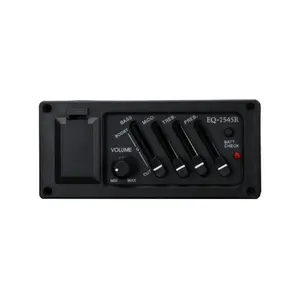 Pastilla de preamplificador de guitarra acústica con ajuste de 4 bandas, ecualizador EQ, piezas y accesorios de instrumentos de cuerda - Product Image 1