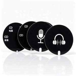 Panneau d'affichage en PMMA pour casque, écouteurs et microphone, impression sérigraphique personnalisée, produits en plastique transparent de 3 mm, autocollant 4x8 pieds - Product Image 1