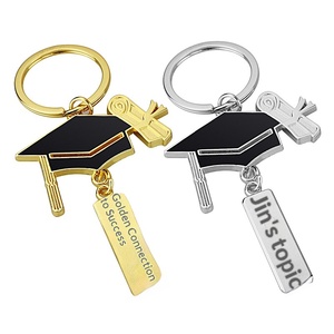 Porte-clés créatif avec tableau de <span class=keywords><strong>dessin</strong></span>, pinceau de calligraphie et stylo Wenchang, petit cadeau commémoratif pour la saison des diplômes avec message de bénédiction - Product Image 4