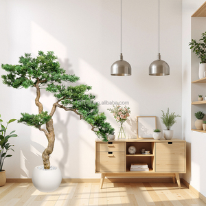 Albero di Pino Artificiale Grande 190CM Verde Realistico di Alta Qualità Finto Podocarpus Macrophyllus per Decorazione <span class=keywords><strong>Casa</strong></span> Giardino Hotel - Product Image 6