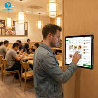 Affichage numérique Sunworld 15,6 pouces YC-N156 à cadre étroit avec éclairage LED pour l'appel des clients en file d'attente, certifié CE RoHS