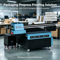 Imprimante à plat professionnelle UV à vernis inversé, équipée d'une tête d'impression I3200-U1 pour l'emballage haut de gamme