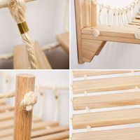 Puente Colgante para Gatos Winners Al123, Modelo de Madera de Pino, Ideal para Apartamentos, Compacto, Ahorra Espacio, Montado en la Pared, Estilo Simple