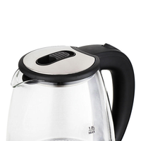 Bouilloire Électrique en Verre 1,8 L 1500 W avec Arrêt Automatique, Maintien au Chaud, Contrôle Numérique de la Température – Appareil Ménager – Vente en Gros