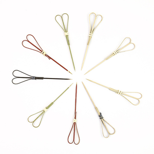 Stuzzicadenti in bambù a forma <span class=keywords><strong>di</strong></span> cuore verdi da 9, 12, 15, 18 cm, monouso, annodati, <span class=keywords><strong>per</strong></span> alimenti, spiedini in bambù <span class=keywords><strong>per</strong></span> <span class=keywords><strong>feste</strong></span> <span class=keywords><strong>di</strong></span> <span class=keywords><strong>compleanno</strong></span> - Product Image 3