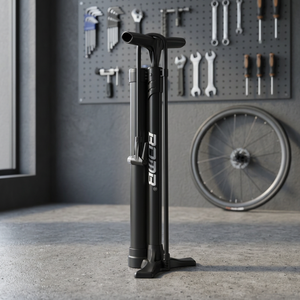 Bomba de Bicicleta sin Cámara, Ecológica, Ligera, de Alta Presión, Inflado Rápido, con Manómetro de 160 psi, Bomba de Neumáticos de Aleación de Alta Resistencia - Product Image 2