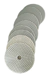 Discos de pulido de piedra de diamante, almohadillas de pulido flexibles <span class=keywords><strong>en</strong></span> seco y húmedo, blanco, gris, 125mm, 5 pulgadas, 7 Uds. - Product Image 3