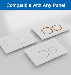 Plaque de chasse d'eau encastrée <span class=keywords><strong>WC</strong></span>, <span class=keywords><strong>bouton</strong></span> de chasse tactile, plaque de chasse <span class=keywords><strong>WC</strong></span>, <span class=keywords><strong>bouton</strong></span> de chasse <span class=keywords><strong>WC</strong></span>, plaque de chasse <span class=keywords><strong>WC</strong></span> à <span class=keywords><strong>double</strong></span> fonction - Product Image 2