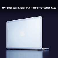 Étui pour ordinateur portable noir mat pour Mac Book M2 Air 13.6 pouces | Anti-empreintes digitales | Ajustement ultra-mince | Logo personnalisé OEM/ODM