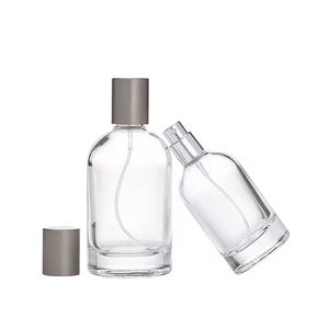 Botella de Perfume de Vidrio Vacía de Lujo Personalizable, Cuadrada o Redonda, para Cosméticos, con Elementos de Diseño - Product Image 5