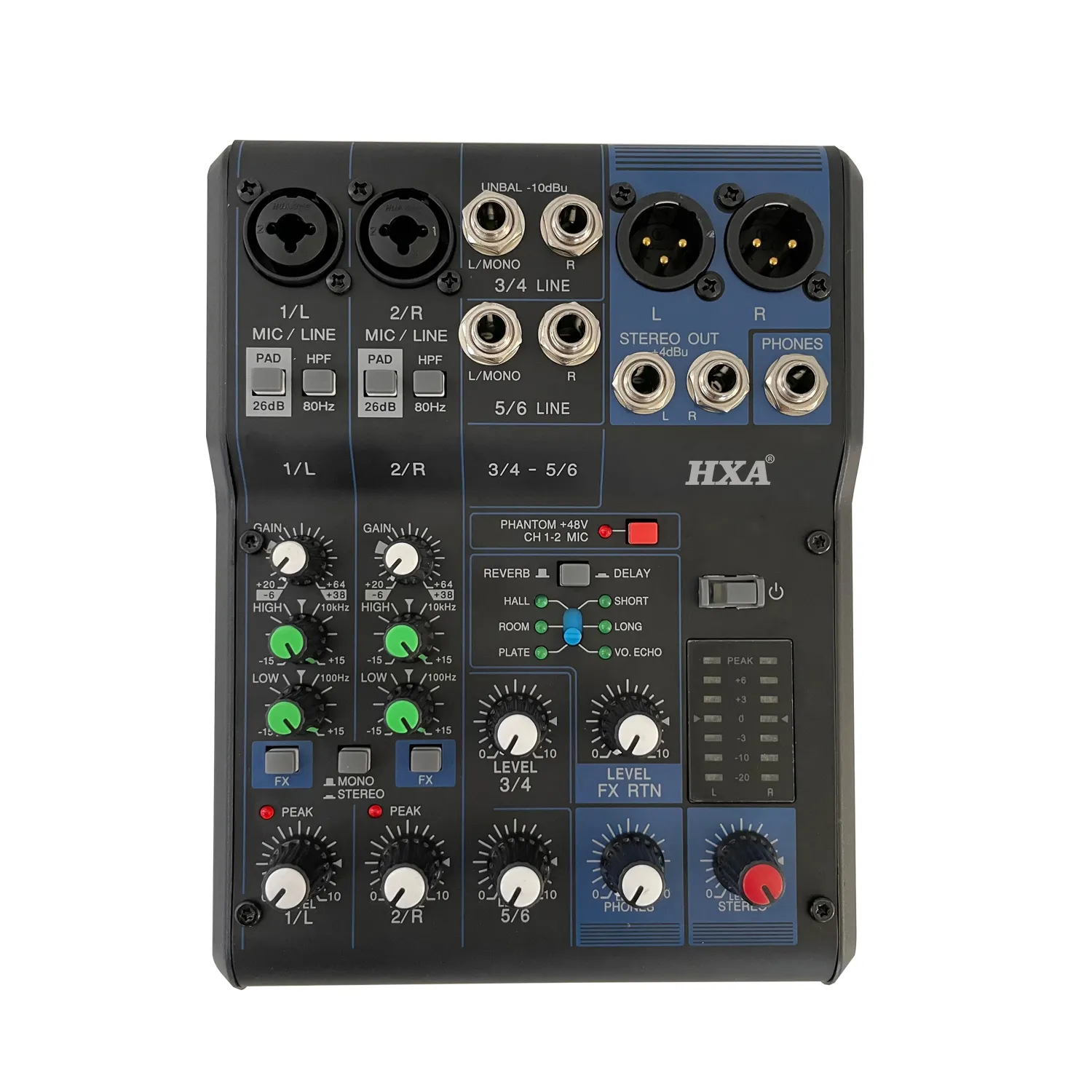 Konsol Mixer 6 Channel Profesional Audio Mixer Karaoke Pro