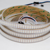 Tira de Luces LED RGB Direccionables WS2815/SK6812, 30/60/96/144 LED/m, Programables por USB, Control Remoto, IP68, Impermeables, Flexibles