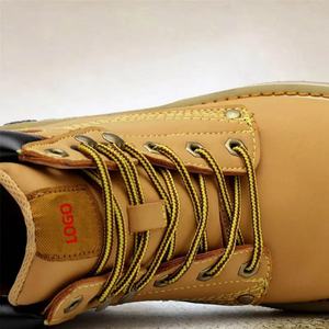 Venta Directa de Fábrica, Botas de Trabajo de Seguridad Antipinchazos Personalizables al por Mayor, Nuevas Botas de Moda para Hombre con Punta de Acero, Ligeras y de Cuero - Product Image 6
