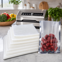 Sacs d'emballage alimentaire sous vide transparents personnalisés PA-PE, pochettes rembourrées pour viande, dattes rouges, noix, vente en gros B2B