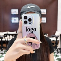 Coque Tendance Nouvelle Vente Chaude Personnalisée IMD Couleur Dégradée pour iPhone 11 12 13 14 15 16 Plus/Pro/Pro Max, 17 Air 17 Pro Max