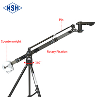 NS-7500 haute qualité caméra Jib Crane Jimmy Jib Arm avec trépied professionnel Grip Film Equipment