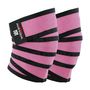 Aolikes Adjustable Professional Protection Wear-Resistant <b>Knee</b> Wraps Elastic Bandage 180*8cm Unisex for Weightlifting - Product Image 5