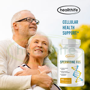 Private Label Spermidine Fabricação 500mg Trigo Germe Extrato Spermidine FOS Cápsula - Product Image 4