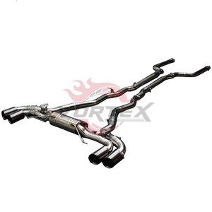 Système d'échappement performance Vortex S63 compatible avec M8 F91 F92 4.4T Valvetronic Catback, silencieux racing, kit d'amélioration du son, embouts quadruples. - Product Image 5