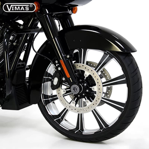Jantes VIMAS pour motos <span class=keywords><strong>Harley</strong></span> <span class=keywords><strong>Davidson</strong></span> Road King/Glide ABS 2008+ Jantes modifiées en alliage d'aluminium forgé Neuf 19-32 pouces - Product Image 4