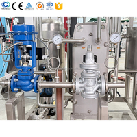 Machine de pasteurisation à plaques HTST 500-20000L avec pompe, contrôle PLC, fonctionnement automatique, haute productivité pour le traitement des jus de fruits