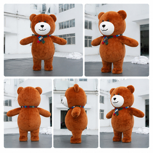<span class=keywords><strong>Costume</strong></span> Gonfiabile Professionale Personalizzato a Forma di Orso Mascotte Pubblicitaria a 360 Gradi per Pubblicità - Product Image 2
