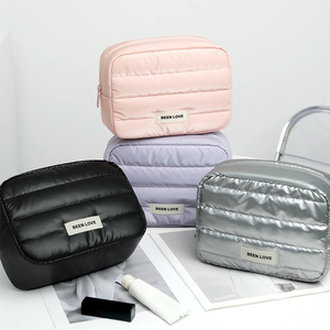 Elegante Pochette Cosmetica Imbottita, Morbida Borsa da Viaggio Impermeabile <span class=keywords><strong>per</strong></span> <span class=keywords><strong>Trucchi</strong></span>, Borsa Cosmetica alla Moda <span class=keywords><strong>per</strong></span> Ragazze - Product Image 1