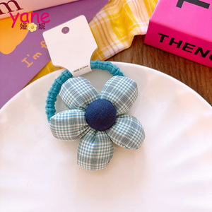 New Cotton Đầy Lưới Hoa Trẻ Em Của Đuôi Ngựa Tóc Quan Hệ Với Độ Đàn Hồi Cao Và Cô Gái Ngọt Ngào Của Ban Nhạc Cao Su Phụ Kiện Tóc - Product Image 4