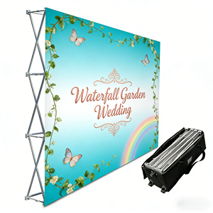 Support de bannière personnalisé pour salon professionnel et événements, mur de fond pour stand d'exposition, promotion portable - Product Image 2