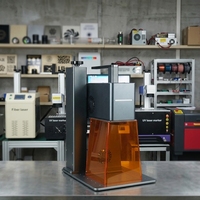 Mesin Penanda Laser Ganda Desktop Baru 5.3kg Portabel 7000mm/s DXF Perhiasan Kayu Kantor Ukiran Foto Hadiah Buatan Tangan