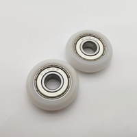 Roue à billes en nylon plastique CNC avec rainure en V, roue en Delrin POM ronde, roue en V pour imprimante 3D, roulement de haute qualité