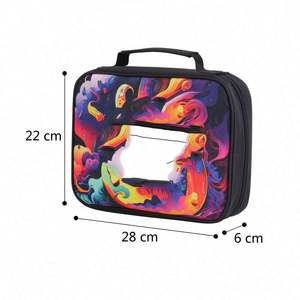 Fundas de poliéster 600D con sublimación de logotipo personalizado, impresión bajo demanda, estuche para libros, bolsa de almacenamiento para Biblias con cremallera - Product Image 3