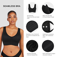 Soutien-gorge push-up sans couture rembourré pour femme, nouveau design, sport