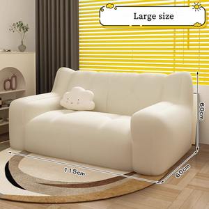 Canapé paresseux compact inclinable et transformable en lit, canapé multifonctionnel moderne pour la maison - Product Image 6