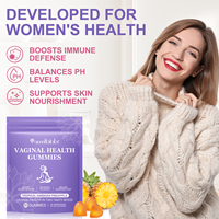 Acentiallabs Gommes Probiotiques pour la Santé Vaginale Gommes pour la Santé Vaginale Gommes Premium pour l'Équilibre Féminin du pH