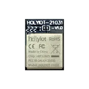 Holyiot小型nRF52805 Ble5.0超低功耗蓝牙模块FCC ce认证