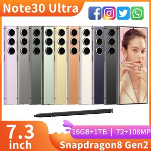 Smartphone Android 5G débloqué, vente en gros d'usine, Note 30 Ultra, écran QHD <span class=keywords><strong>7</strong></span>,3 pouces 120Hz, 16 Go de RAM, Deca Core, LTE CDMA, charge sans fil - Product Image 3