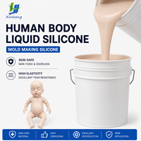 Superweicher Shore 0A Platinum Cure Flüssigsilikonkautschuk in Lebensmittelqualität für realistische Ganzkörper-Reborn-Babypuppenherstellung