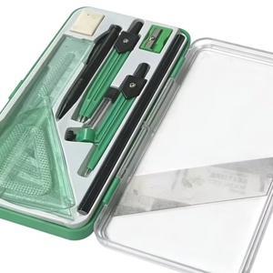 Ensemble mathématique de haute qualité de 11 pièces, boîte à dessin pour le dessin technique, ensemble professionnel pour l'apprentissage des mathématiques et le dessin pour les étudiants - Product Image 4