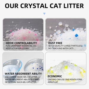 OEM Factory Wholesale Silica Gel Eco-Friendly Non-Caking Crystal <b>Cat</b> <b>Litter</b> - Product Image 2