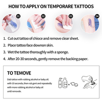 Autocollants de tatouage temporaires fluorescents personnalisés, 20 feuilles, décoration fluorescente, imperméables, lumineux, néon, UV, faux tatouages qui brillent dans le noir