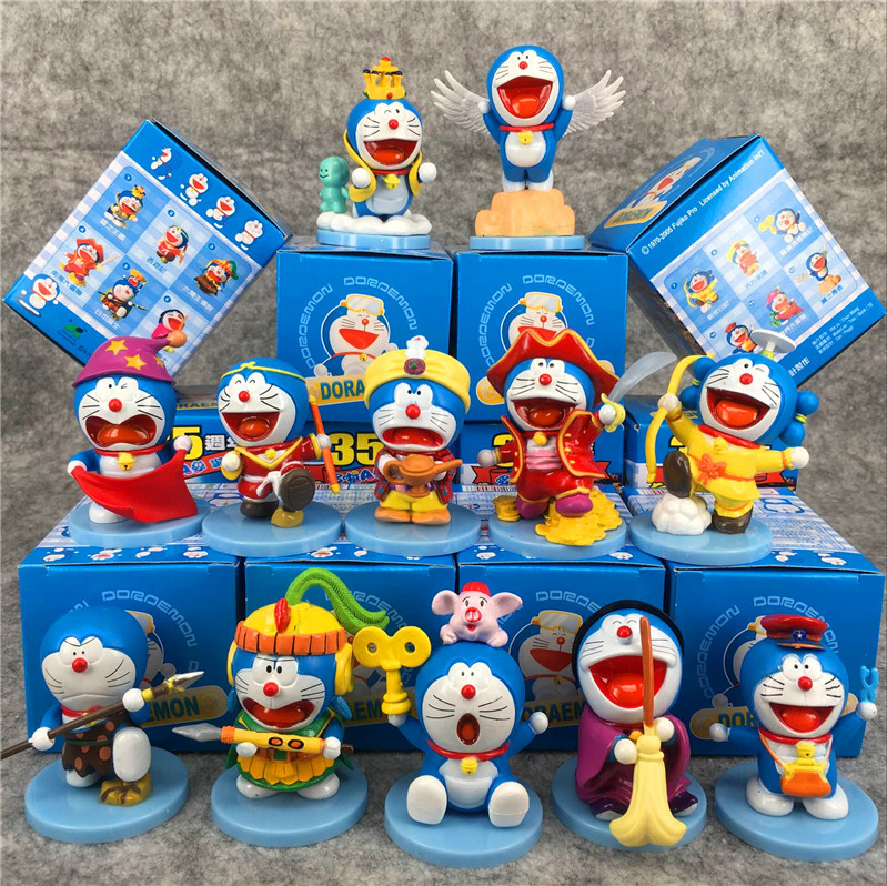 ドラえもん☆人形 フィギュア 8体セット ドラえもん 100体レジンフィギュアコレクション セット8(10体セット