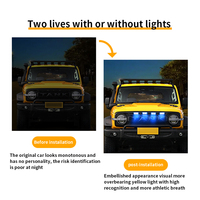Nouveau lot de 3/4/5/6 pièces de feux LED de haute qualité pour calandre avant de voiture, blanc/jaune 6000K, avec alimentation USB/allume-cigare, pour Tank 300 SUV