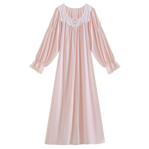 <span class=keywords><strong>Camicia</strong></span> <span class=keywords><strong>da</strong></span> <span class=keywords><strong>notte</strong></span> in <span class=keywords><strong>cotone</strong></span> a maniche lunghe <span class=keywords><strong>da</strong></span> donna confortevole pigiama dolce primavera lungo stile morbido autunno - Product Image 5