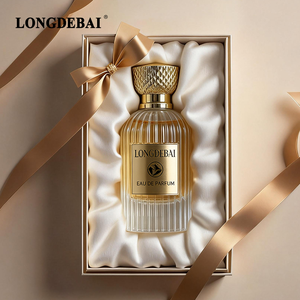 Custom Luxury Round Glass Perfume <b>Bottle</b> 100ml Clear Crimp Empty Perfume <b>Bottles</b> with Pump Sprayer and <b>Plastic</b> Cap - Product Image 1