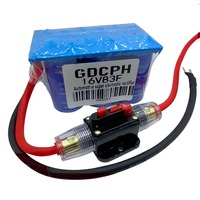 6 pièces / Ensemble de condensateurs Super Farad pour l'électronique automobile, redresseur 16v83f 2.7v500f*6, condensateur haute capacité