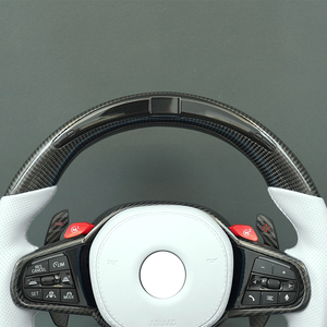 Volante Sportivo Personalizzato in Fibra di Carbonio a 4 Razze di Alta Qualità per Serie 3 5 <span class=keywords><strong>G20</strong></span> <span class=keywords><strong>G30</strong></span> con Mantenimento del Controllo ACC Originale - Product Image 5
